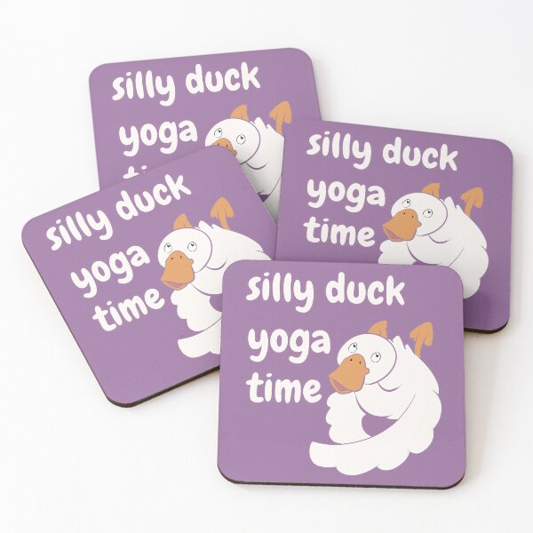 Item preview, Silly Duck Yoga Time designed and sold by HugSomeNettles.