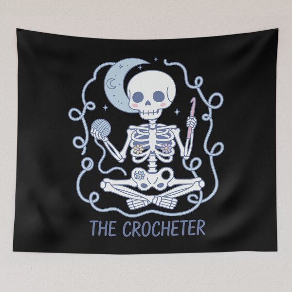 Item preview, The Crocheter Funny Crochet Lover Yarn Moon designed and sold by LuminOrb.