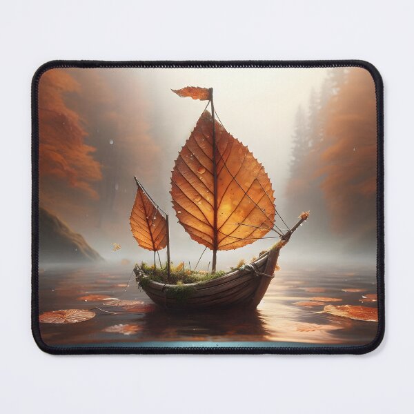 Item preview, Leaf Boat, Ai Generated Art  designed and sold by ACC .