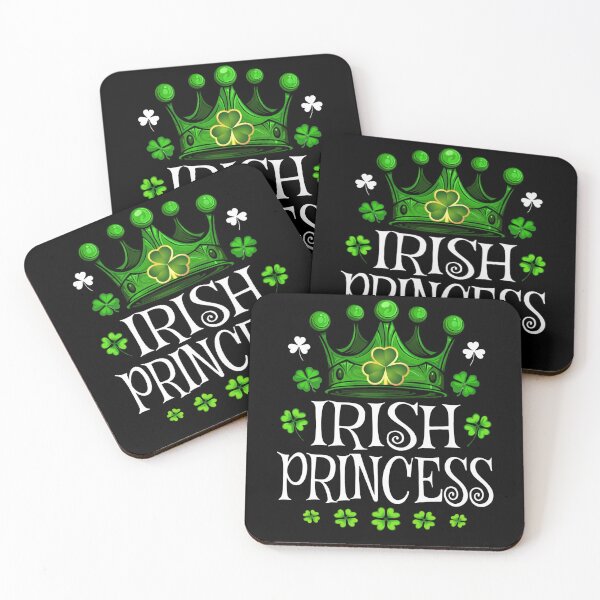 Item preview, Irish Princess Green Crown Shamrock St Patricks Day designed and sold by margamPagenberg.