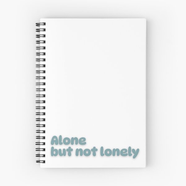 Item preview, Alone But Not Lonely Quiet Life Sticker designed and sold by PS-ARTSHOP.