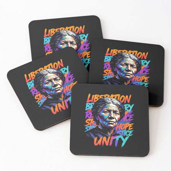 Item preview, Harriet Tubman Justice and Freedom Typography designed and sold by GrumpySableye.