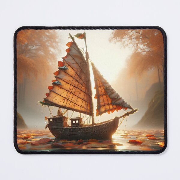 Item preview, Leaf Boat, Ai Generated Art  designed and sold by ACC .