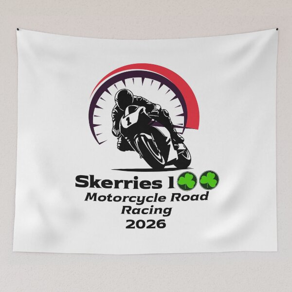 Item preview, Skerries 100 Motorcycle Road Racing 2026. designed and sold by MPC-Mince-Pies.