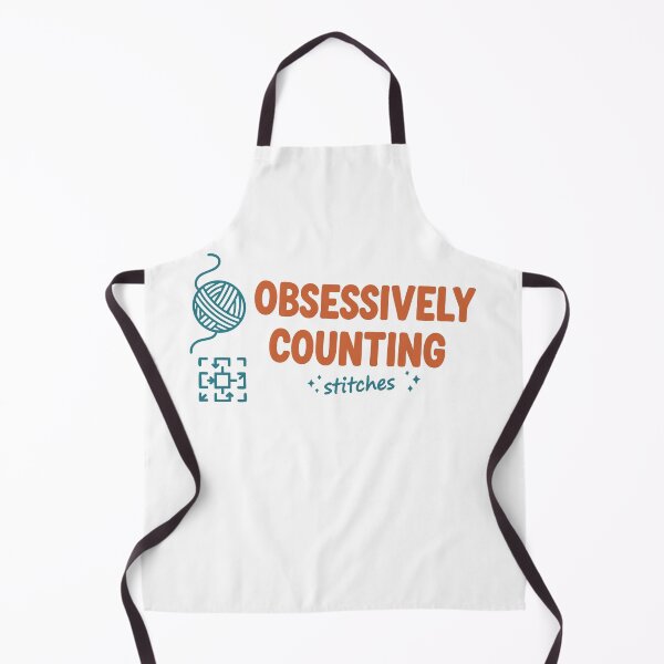 Item preview, Obsessively Counting Stitches Funny Crochet Lover designed and sold by LuminOrb.