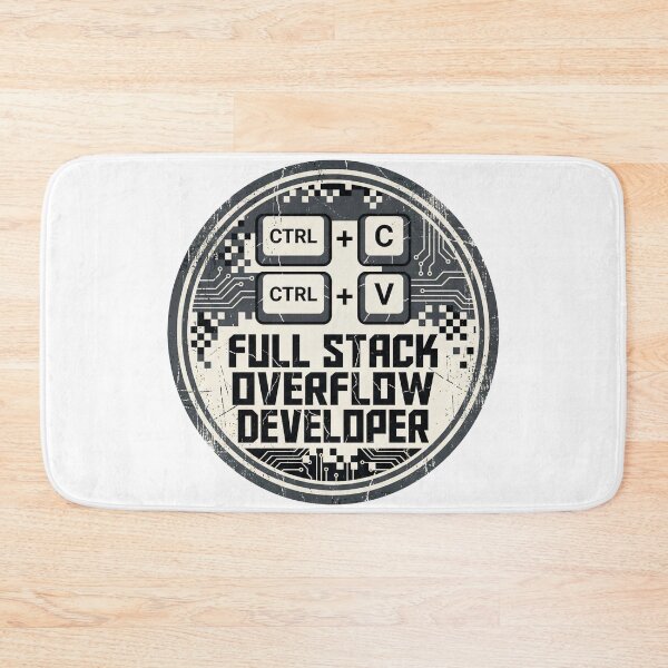 Item preview, Full Stack Overflow Developer Ctrl C Ctrl V Funny Programmer designed and sold by Fenay Designs.