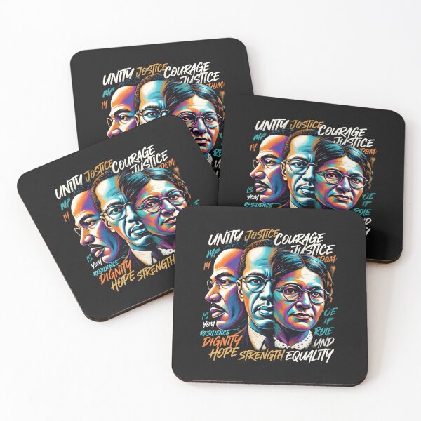 Item preview, Unity Justice Courage Black History Grid designed and sold by GrumpySableye.