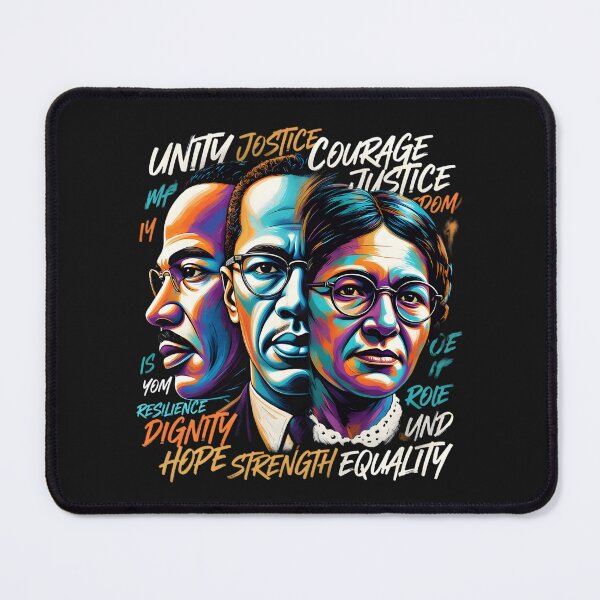 Item preview, Unity Justice Courage Black History Grid designed and sold by GrumpySableye.