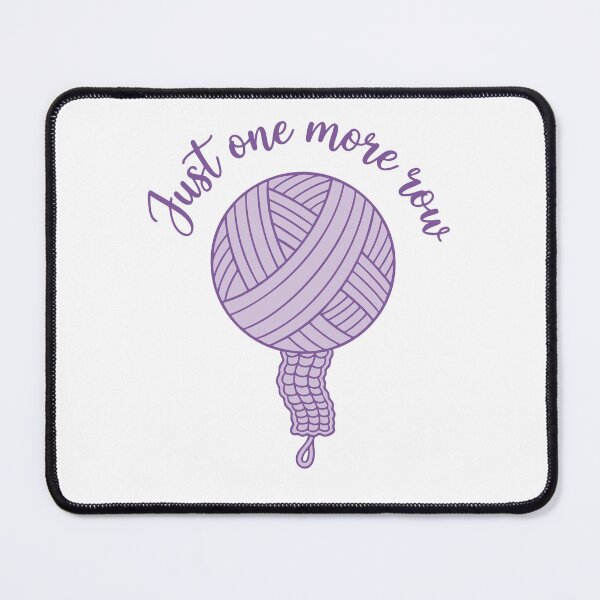 Item preview, Just One More Row Funny Crochet Lover Yarn designed and sold by LuminOrb.
