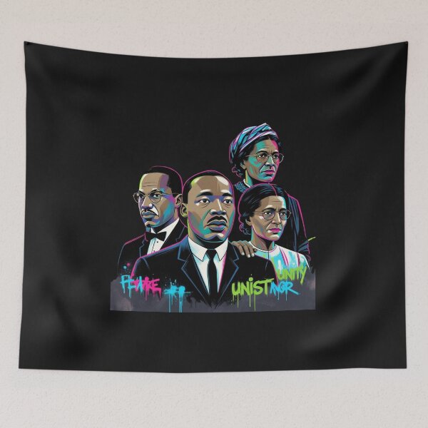 Item preview, Unity and Justice Civil Rights Icons Tribute designed and sold by GrumpySableye.