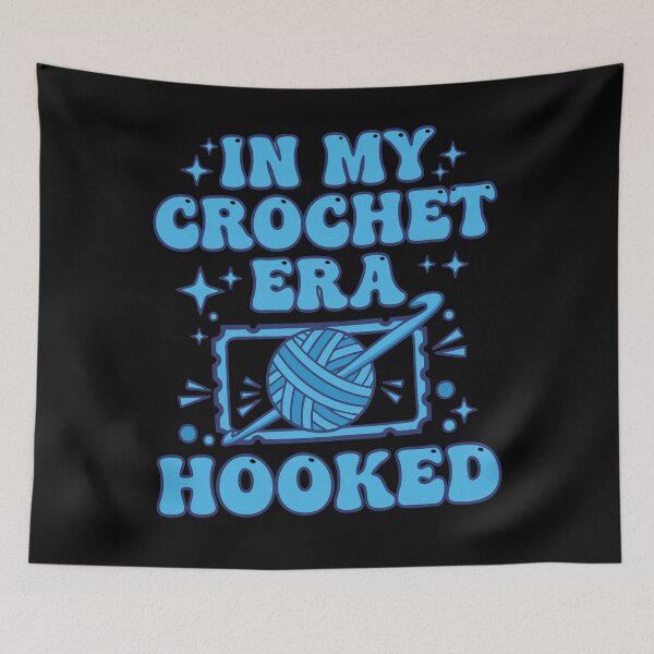 Item preview, In My Crochet Era Hooked Funny Crochet Lover Yarn designed and sold by LuminOrb.