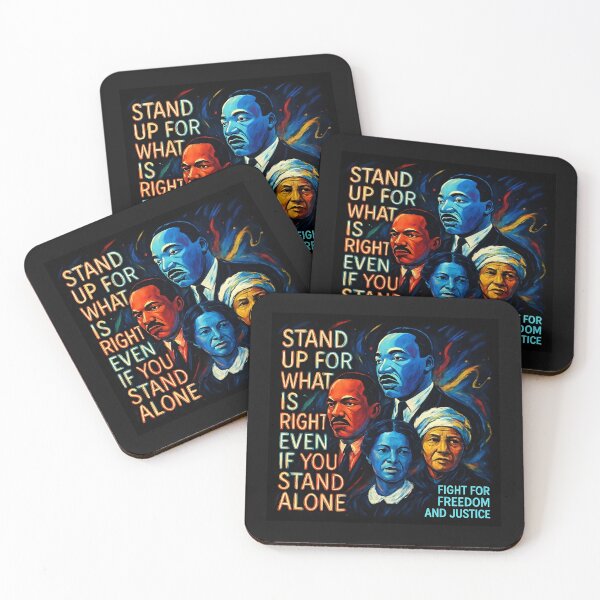 Item preview, Stand Up For What Is Right MLK Quote designed and sold by GrumpySableye.