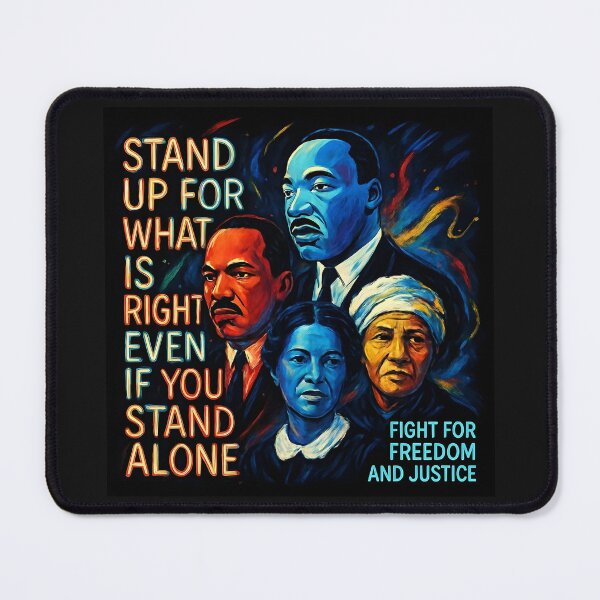 Item preview, Stand Up For What Is Right MLK Quote designed and sold by GrumpySableye.