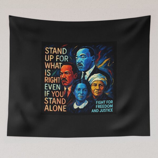 Item preview, Stand Up For What Is Right MLK Quote designed and sold by GrumpySableye.