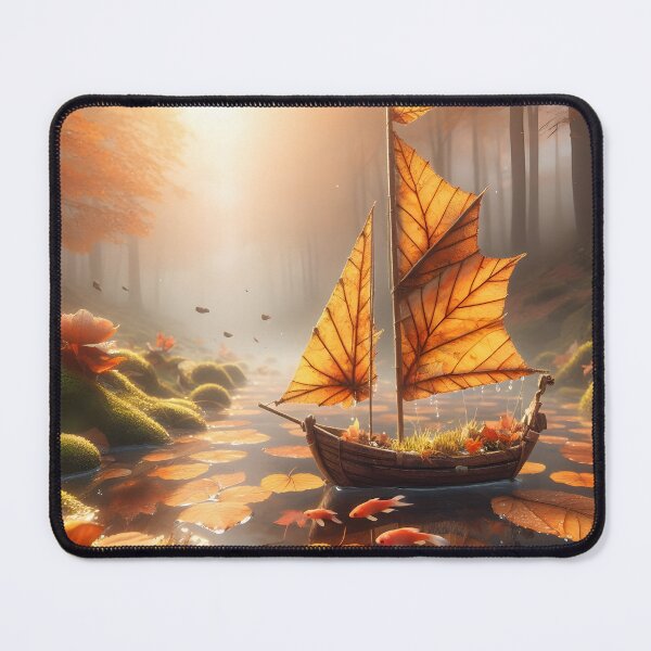 Item preview, Leaf Boat, Ai Generated Art  designed and sold by ACC .