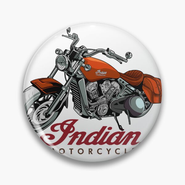 Item preview, Indian Scout Motorcycle Illustration – Classic American Cruiser Art designed and sold by wisnubayuaji.