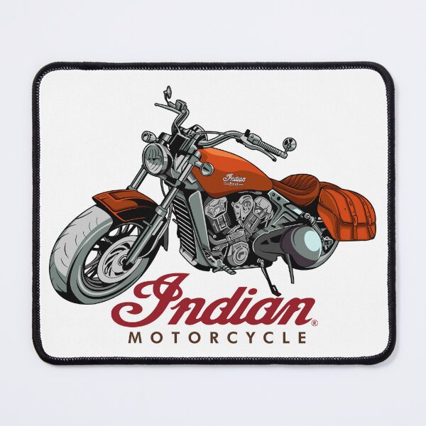 Item preview, Indian Scout Motorcycle Illustration – Classic American Cruiser Art designed and sold by wisnubayuaji.