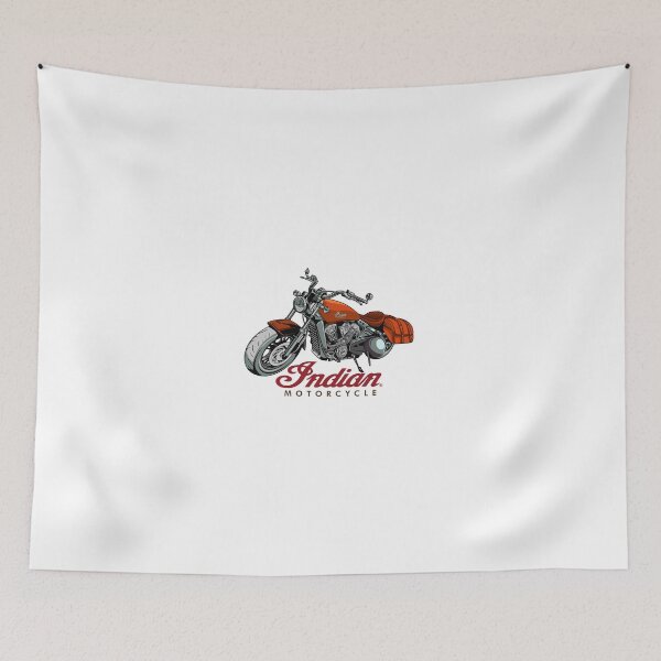Item preview, Indian Scout Motorcycle Illustration – Classic American Cruiser Art designed and sold by wisnubayuaji.
