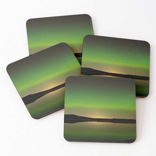 Item preview, Vartry Reservoir Wicklow Aurora Borealis Night Sky Wall Art Photograph designed and sold by Martindoran.