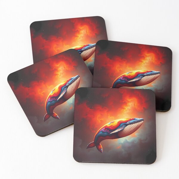 Item preview, Colorful Cosmic Whale designed and sold by cuprum.