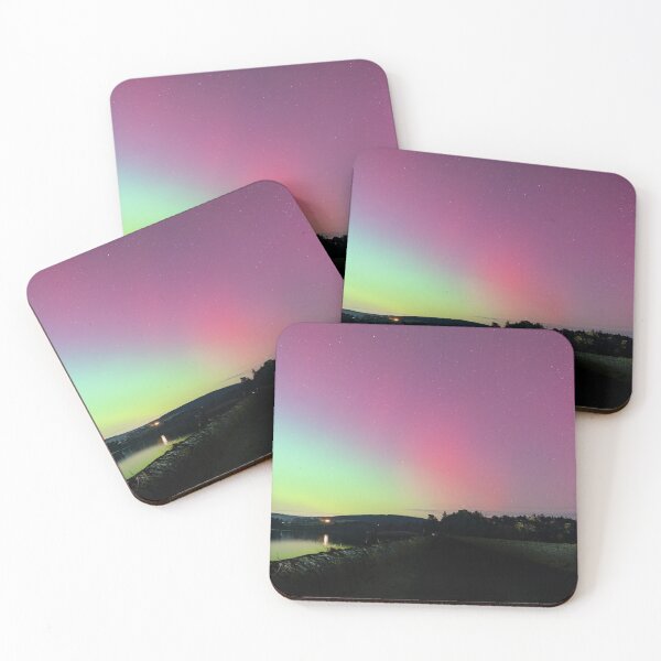 Item preview, Vartry Reservoir Wicklow Aurora Borealis Night Sky Wall Art Photograph designed and sold by Martindoran.