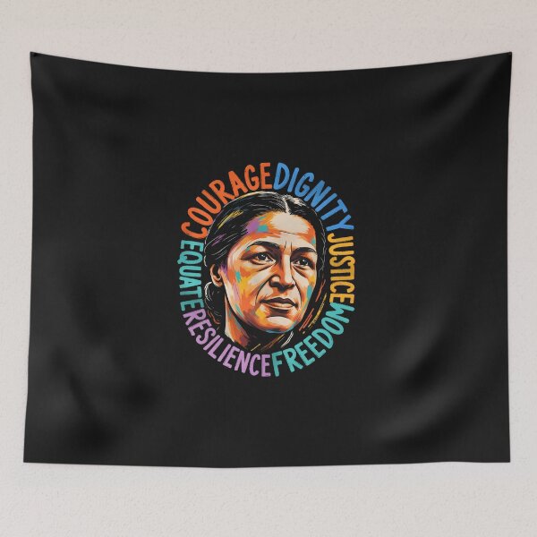 Item preview, Rosa Parks Equality and Resilience Typography designed and sold by GrumpySableye.
