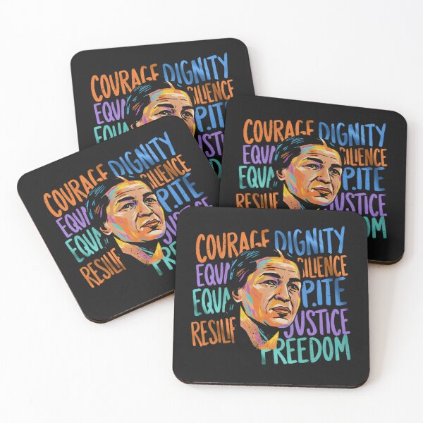 Item preview, Rosa Parks Courage Dignity Freedom Portrait designed and sold by GrumpySableye.