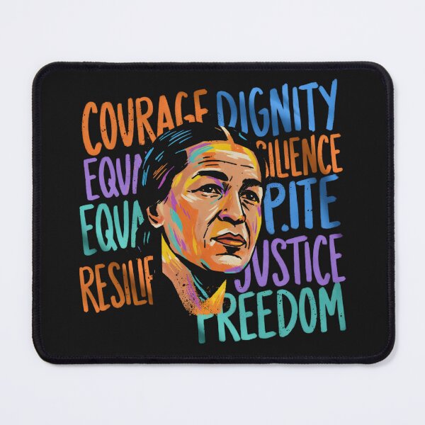 Item preview, Rosa Parks Courage Dignity Freedom Portrait designed and sold by GrumpySableye.