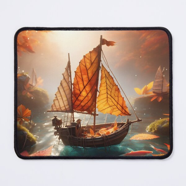 Item preview, Leaf Boat, Ai Generated Art  designed and sold by ACC .