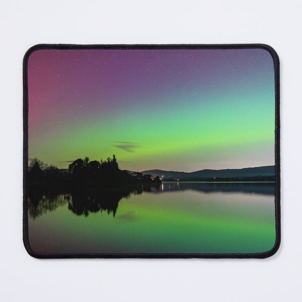 Item preview, Vartry Reservoir Wicklow Aurora Borealis Night Sky Wall Art Photograph designed and sold by Martindoran.