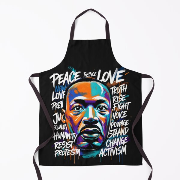 Item preview, MLK Peace and Love Activism Word Cloud designed and sold by GrumpySableye.