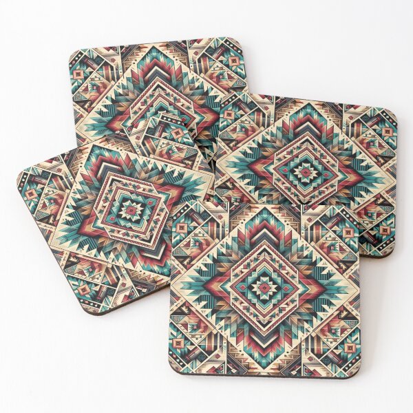 Item preview, Tribal Geometric Pattern – Southwestern Textile Inspired Design designed and sold by Dogandesighn.