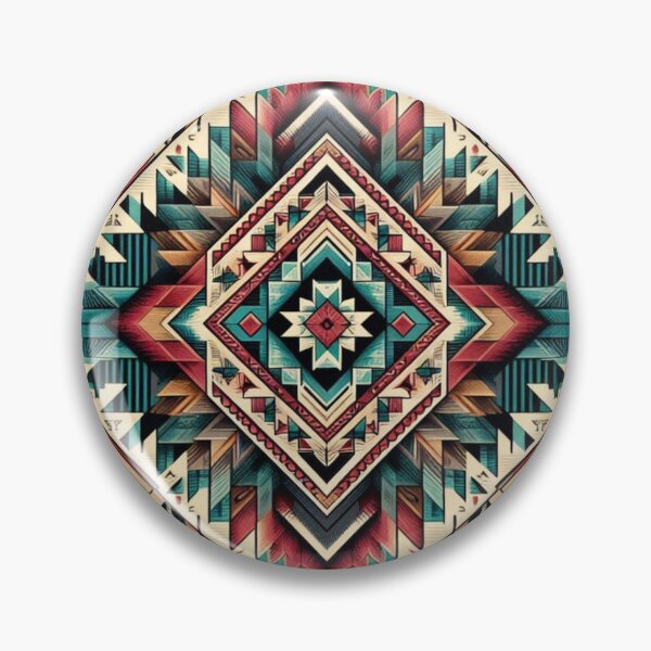 Item preview, Tribal Geometric Pattern – Southwestern Textile Inspired Design designed and sold by Dogandesighn.