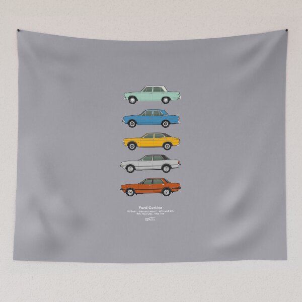 Item preview, Ford Cortina Classic Car Collection designed and sold by RJWautographics.