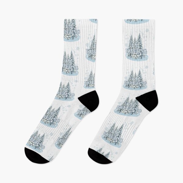 Item preview, I’m Freezing – Winter Snow Trees Illustration designed and sold by CozyPrint-CP.