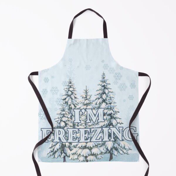 Item preview, I’m Freezing – Winter Snow Trees Illustration designed and sold by CozyPrint-CP.