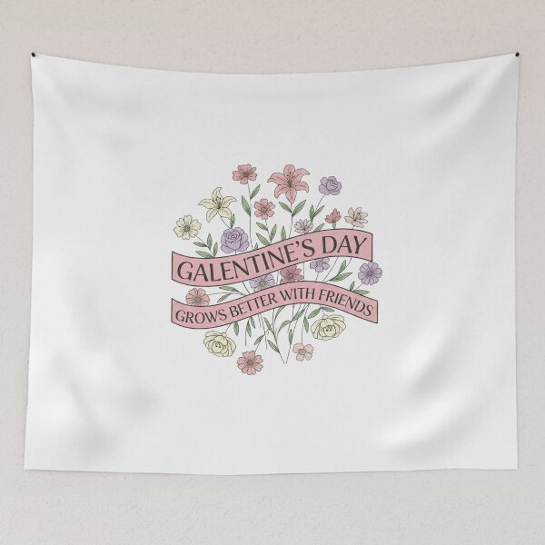 Item preview, Galentine’s Floral - Friendship Grows Better Aesthetic Gift designed and sold by daila70.