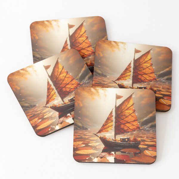 Item preview, Leaf Boat, Ai Generated Art  designed and sold by ACC .