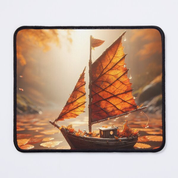 Item preview, Leaf Boat, Ai Generated Art designed and sold by ACC .