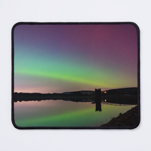 Item preview, Vartry Reservoir Wicklow Aurora Borealis Night Sky Wall Art Photograph designed and sold by Martindoran.