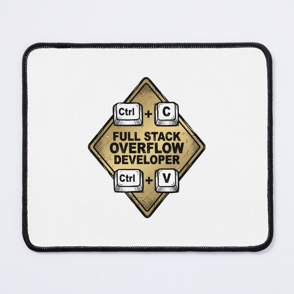 Item preview, Full Stack Overflow Developer Ctrl C Ctrl V Funny Programmer designed and sold by Fenay Designs.