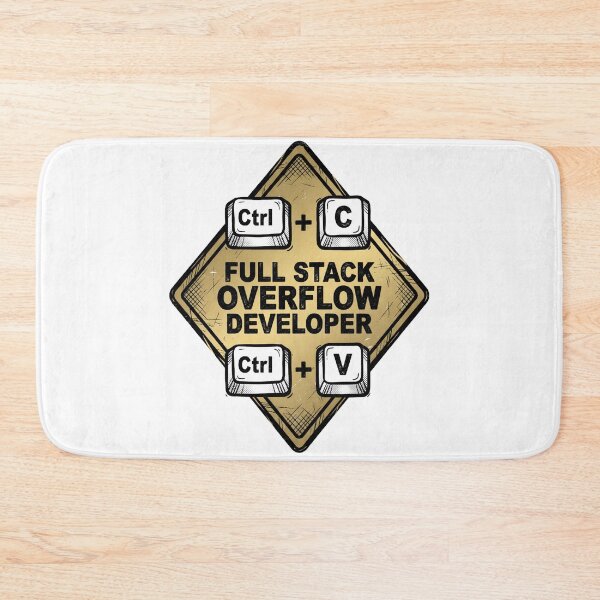 Item preview, Full Stack Overflow Developer Ctrl C Ctrl V Funny Programmer designed and sold by Fenay Designs.