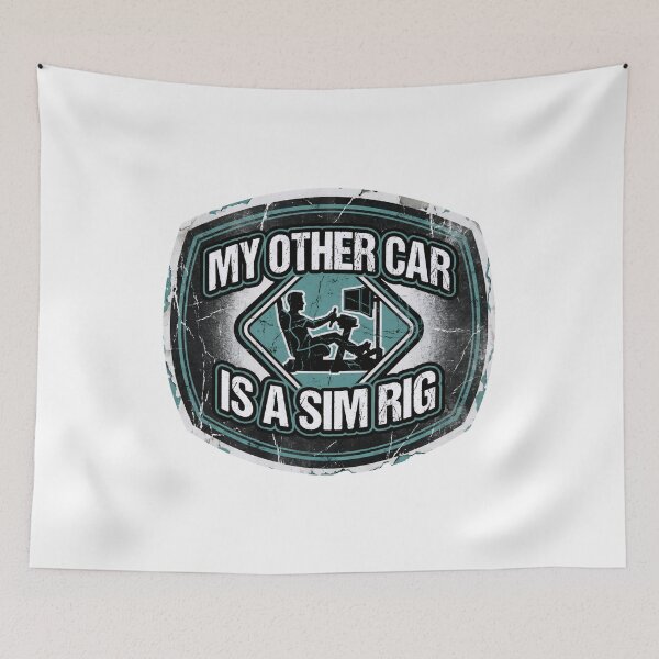 Item preview, My Other Car Is A Sim Rig Funny Sim Racing Gamer designed and sold by Fenay Designs.