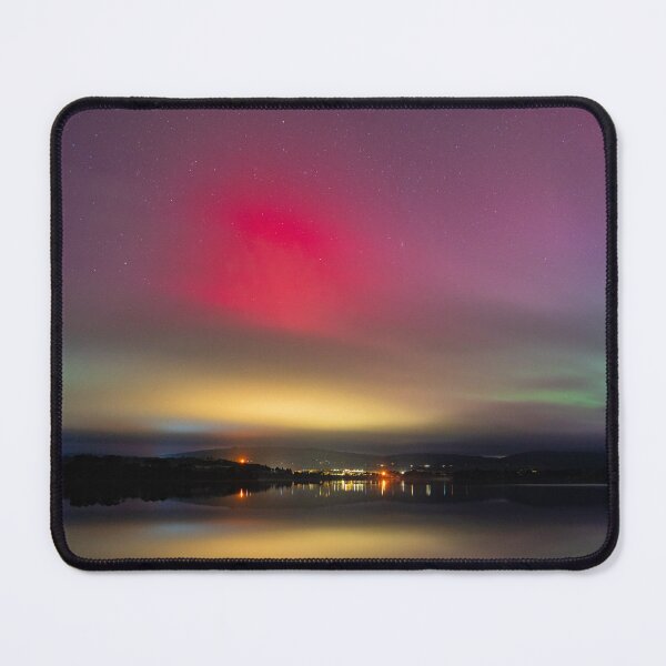 Item preview, Vartry Reservoir Wicklow Aurora Borealis Night Sky Wall Art Photograph designed and sold by Martindoran.