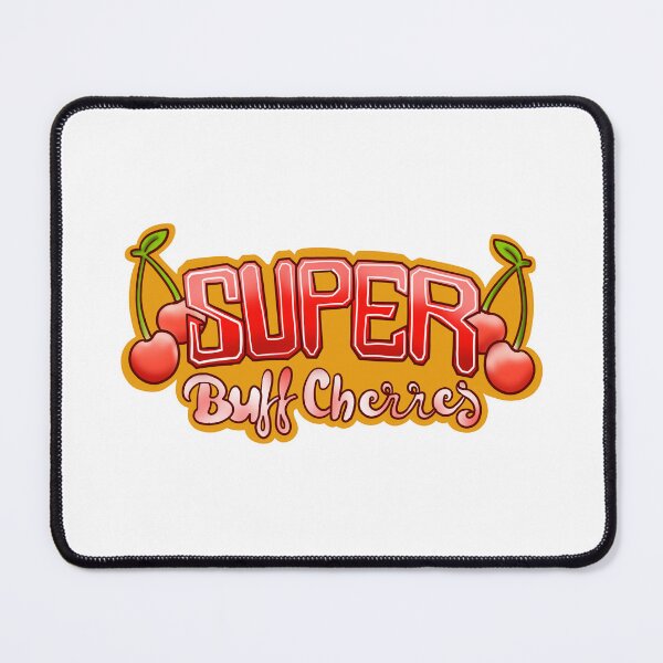Item preview, Super Buff Cherries Retro Fruit Typography designed and sold by WFHello.