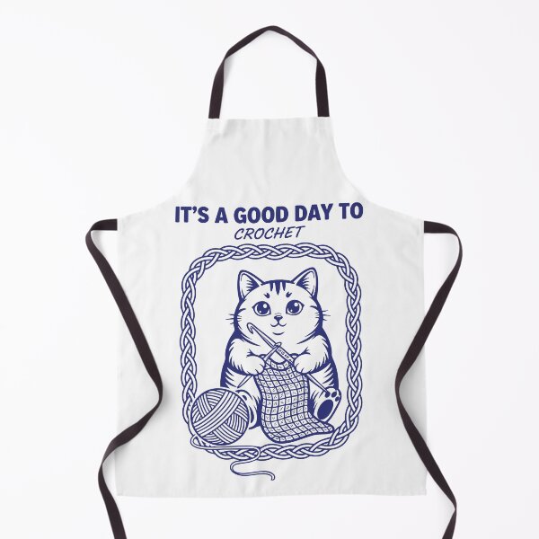 Item preview, Its A Good Day To Crochet Cute Cat Funny Crochet designed and sold by LuminOrb.