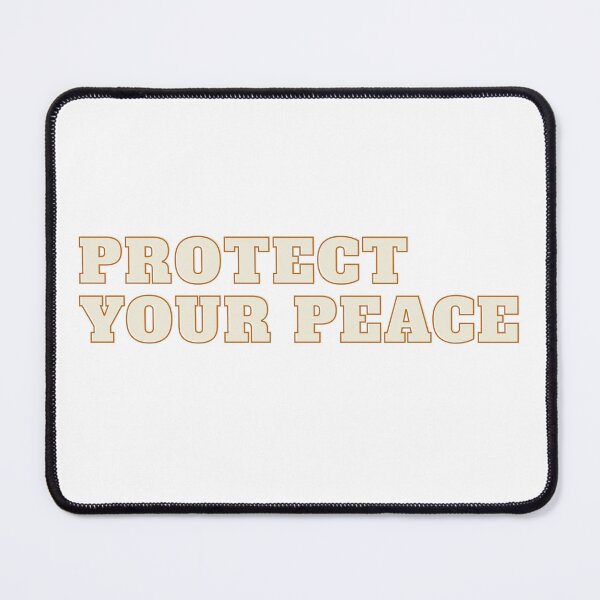 Item preview, Protect Your Peace Calm Aesthetic Sticker designed and sold by PS-ARTSHOP.