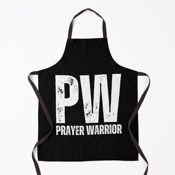 Item preview, Prayer Warrior Christian Shirt – PW Distressed Faith Design for Believers & Intercessors White Font designed and sold by GFamilyC.