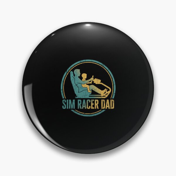 Item preview, Sim Racer Dad Gamer Father Son Racing Simulator Gift designed and sold by Fenay Designs.