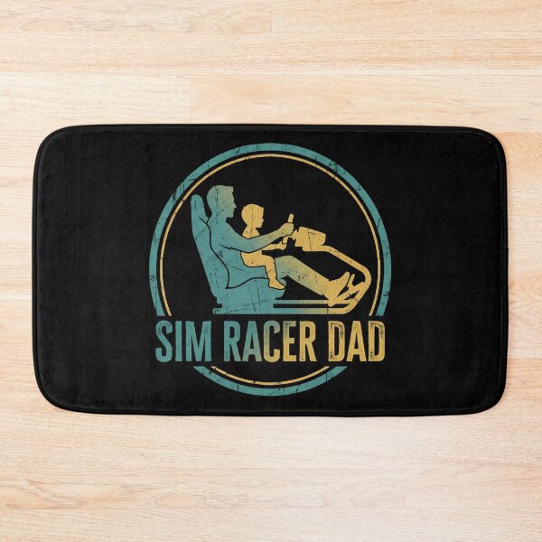 Item preview, Sim Racer Dad Gamer Father Son Racing Simulator Gift designed and sold by Fenay Designs.